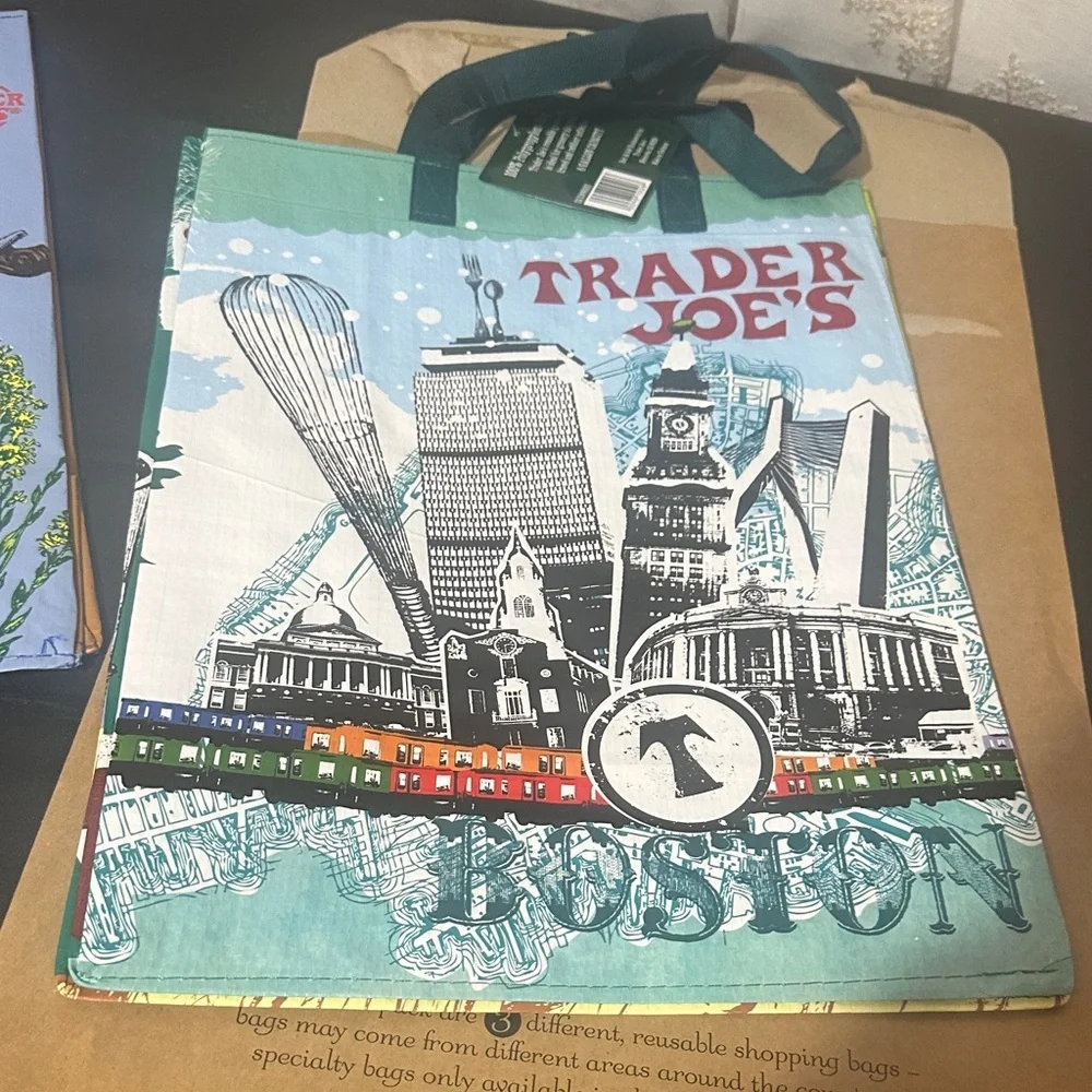 Massachusetts Trader Joe’s reusable tote bag